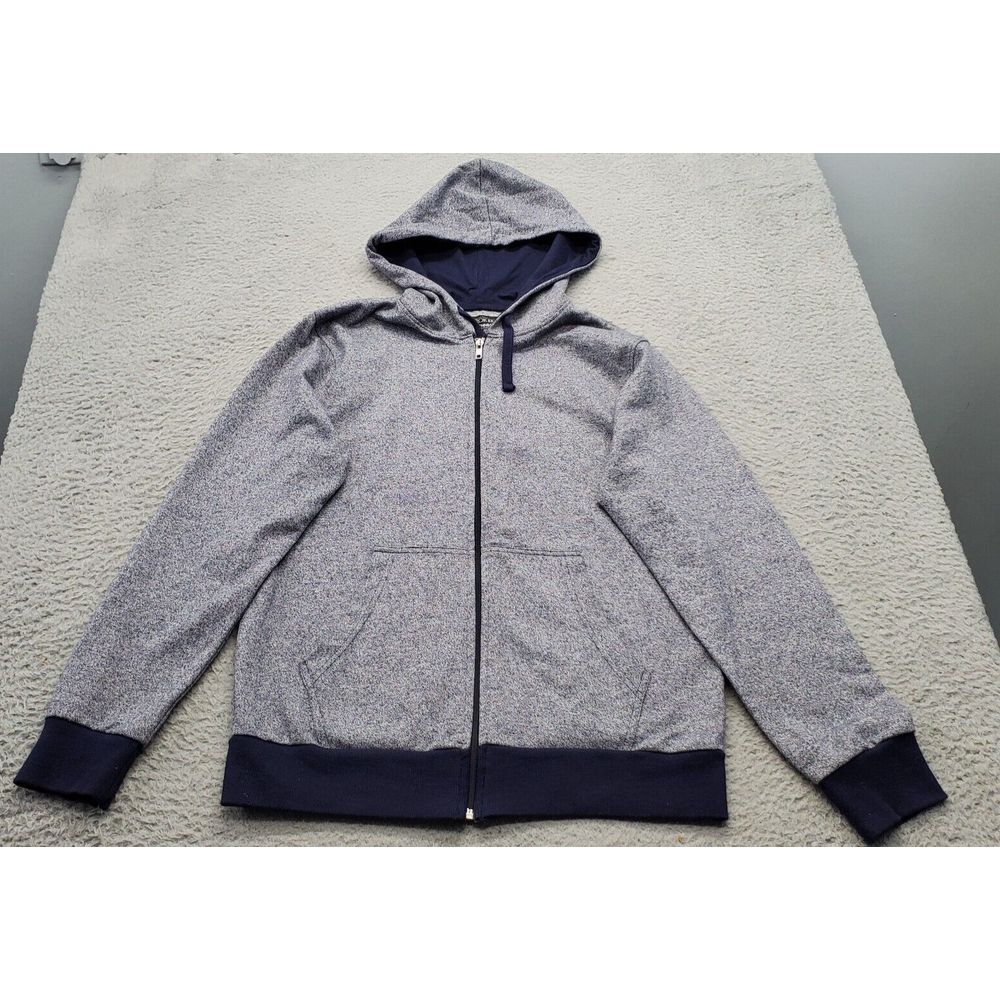 Broken Threads Hoodie Men Small Gray Medium Iron Long Sleeve Full Zip Drawstring